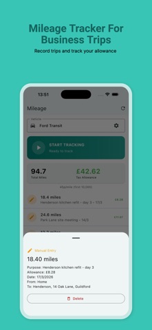 PocketReceipt: UK Tax Receipts iPhone screenshot