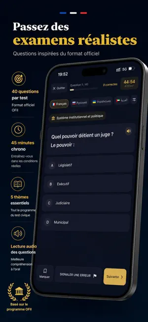 Test Civique screenshot 3