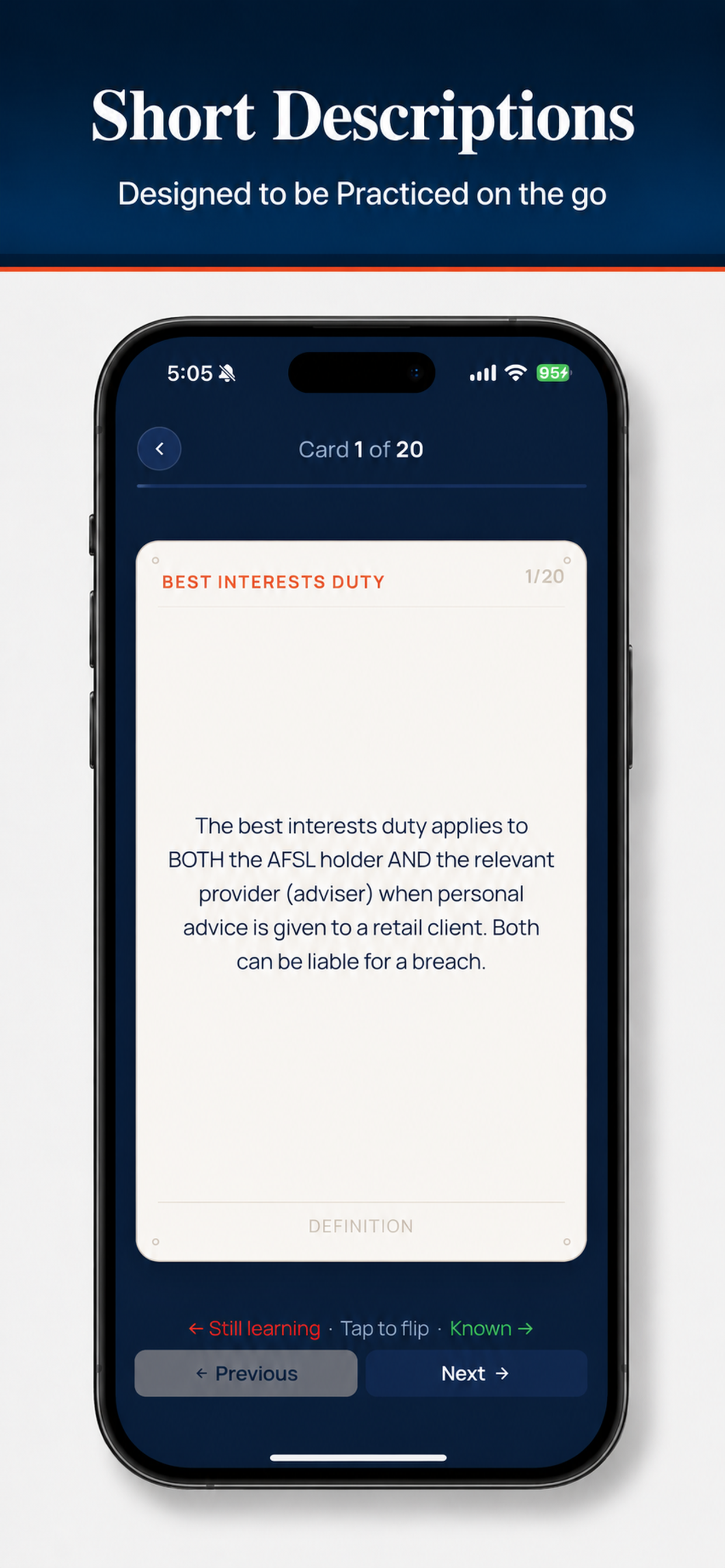 Financial Adviser Flash Cards screenshot 2