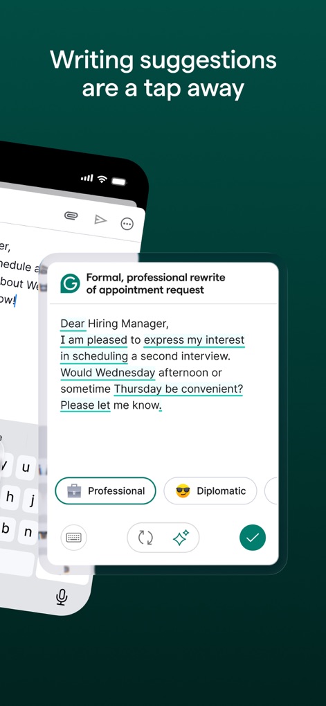 Grammarly: AI Keyboard & Notes - Riscrivi Intelligente