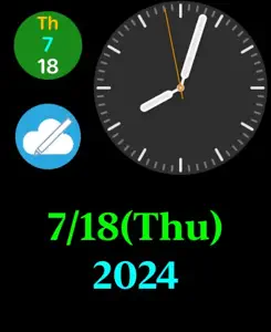 Color Date Plus screenshot #2 for Apple Watch