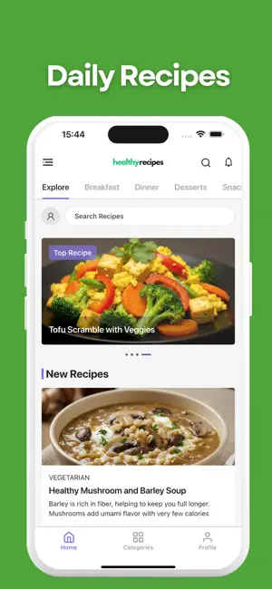 Healthy Recipes – weight loss screenshot 1