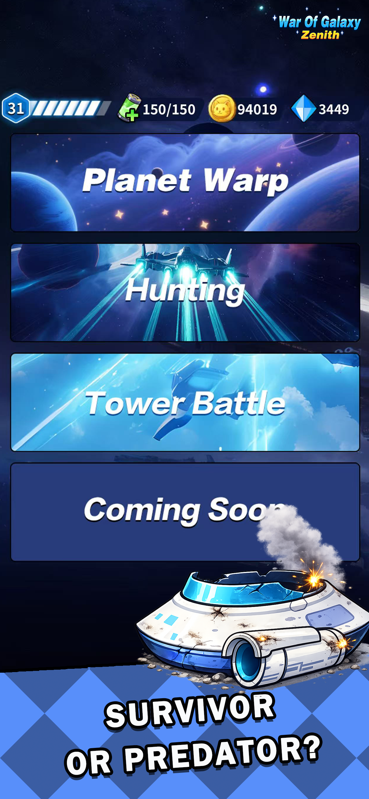 Zenith: Space Survivor