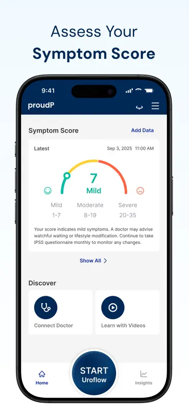 proudP: urine flow test screenshot 5 of 7