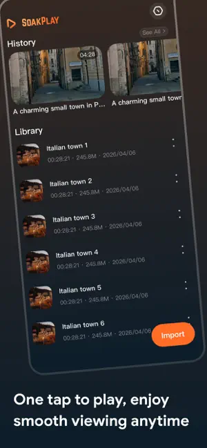 SoakPlay-Local Smoothly iPhone screenshot 1
