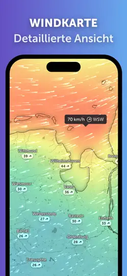 Screenshot von Zoom Earth - Wettervorhersage auf dem iPhone 2
