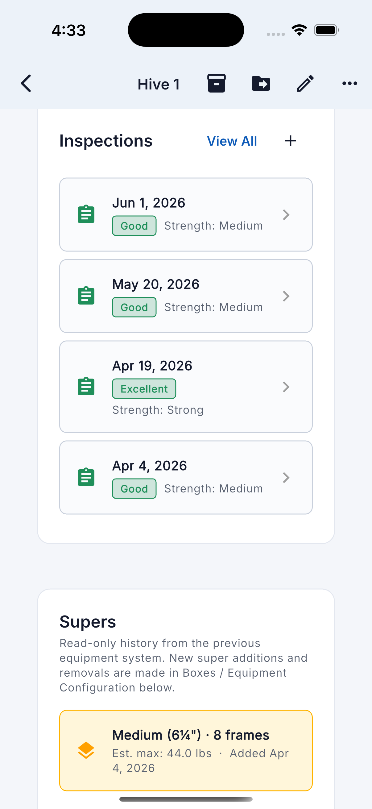 Bee Inspector: Hive Manager screenshot 5