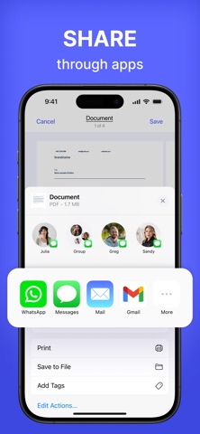 Document Scanner, Scan to PDF iPhone screenshot