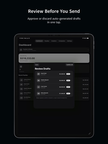 Payslip Generator iPad screenshot