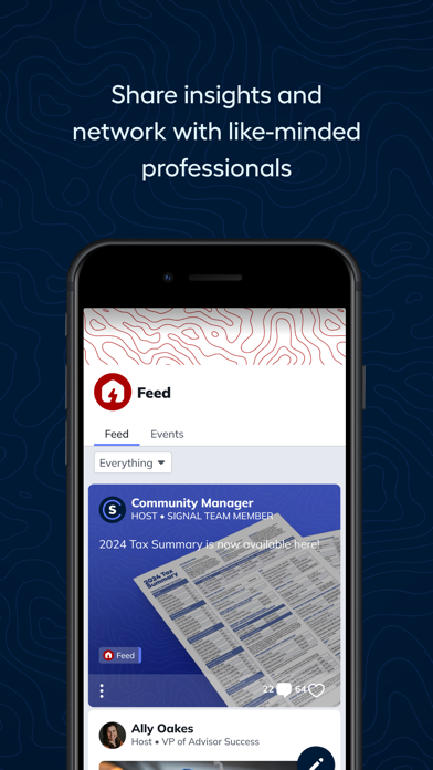 Screenshot 1 of Signal Community App