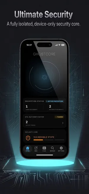 GhostCore：Offline Crypto Vault screenshot 1