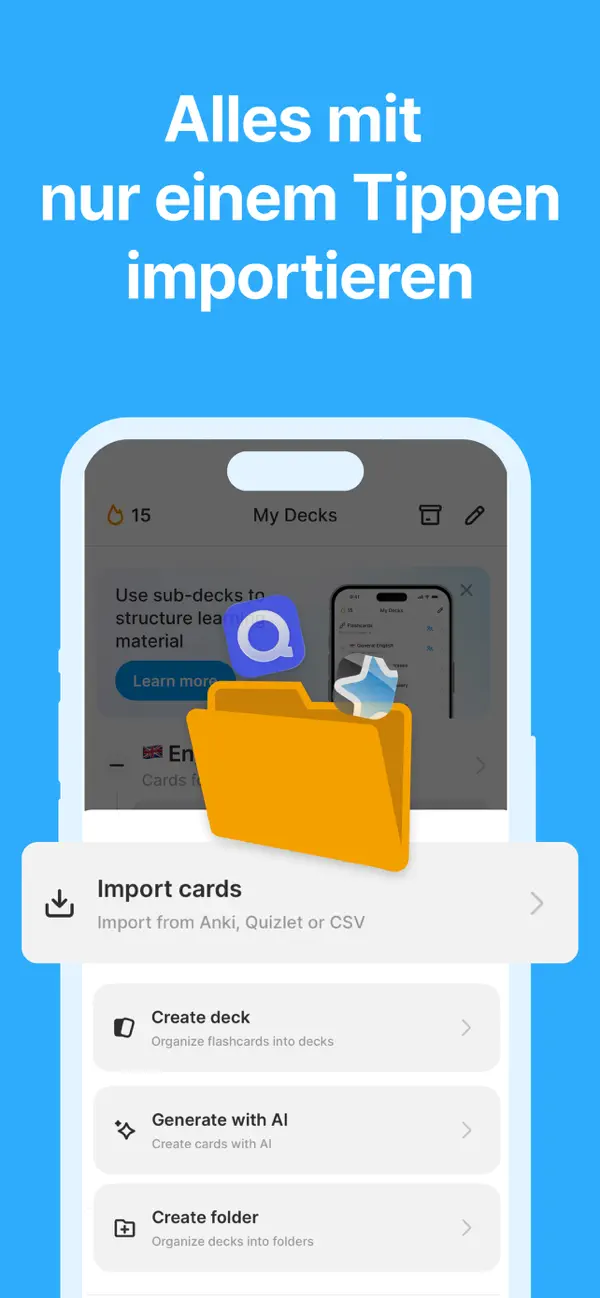 Noji: Karteikarten Lernen iPhone App Screenshot 5 – Bildung