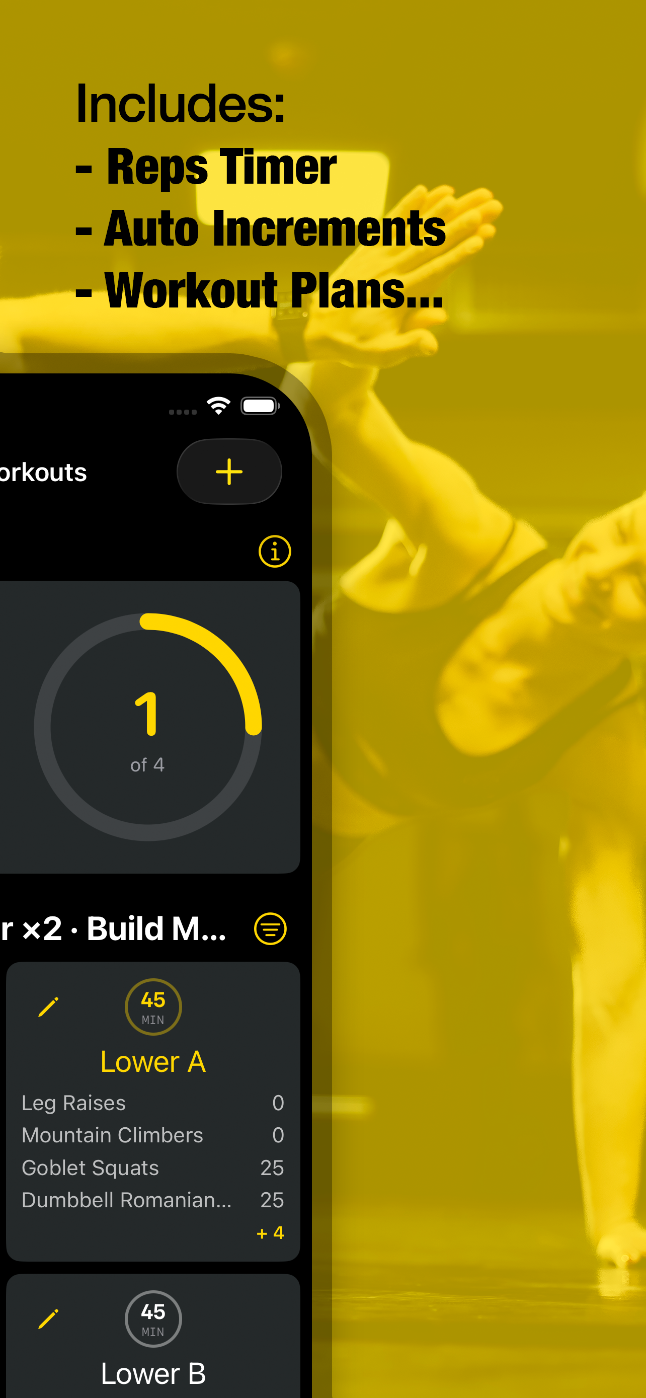 Split Workouts screenshot 2