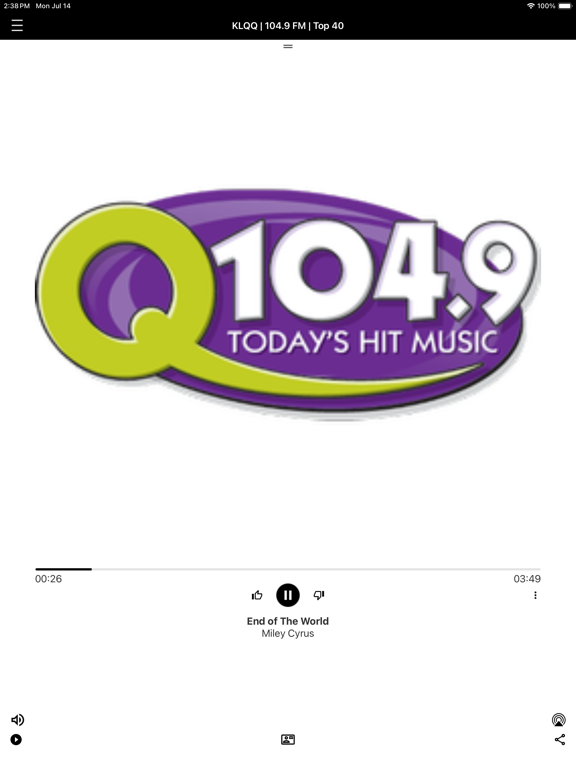 Screenshot #4 pour Q104.9 - Todays Hit Music