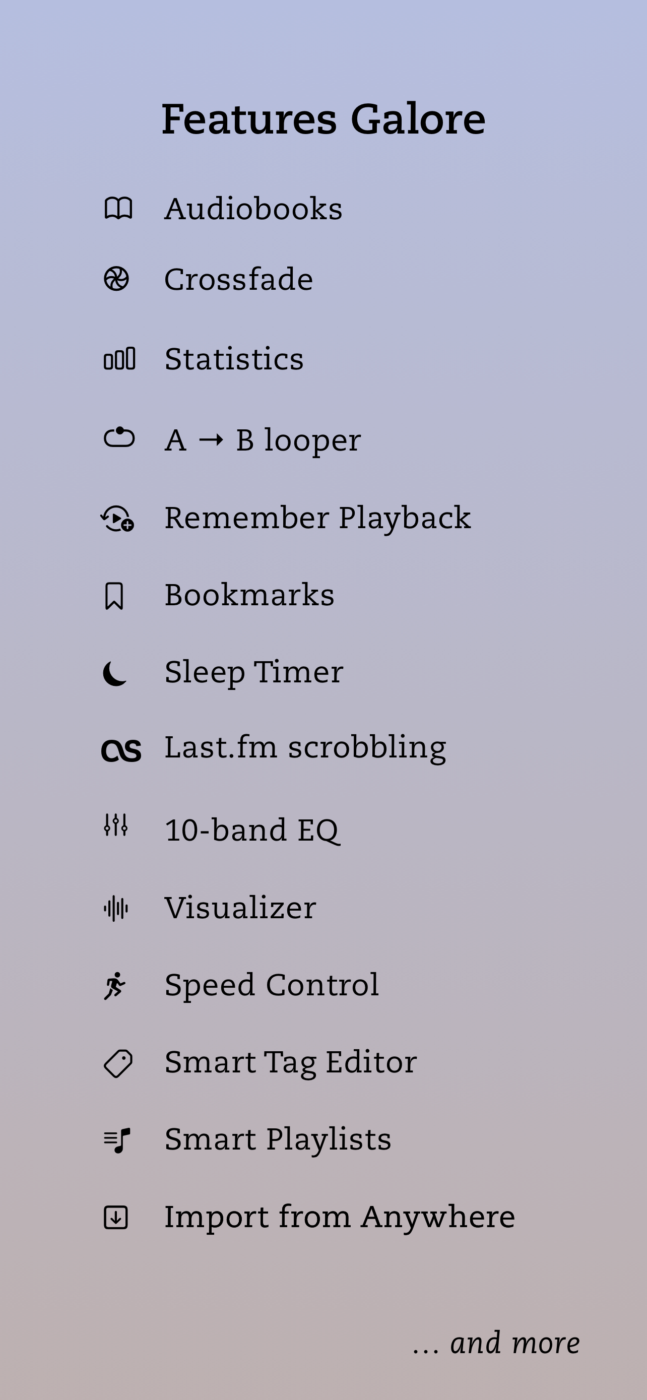 Muziqi - Pro Audio Player