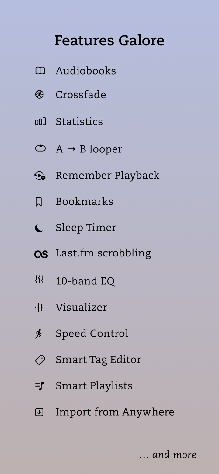 Muziqi - Pro Music Player screenshot 1