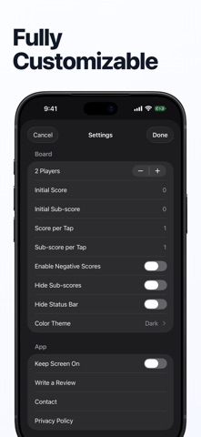 Scoreboard: Score Any Game Screenshot 4 of 4