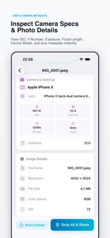 Exif Editor: Clean Photo GPS screenshot