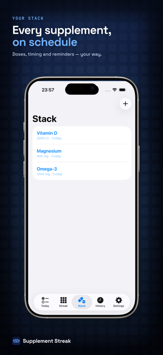 Supplement Streak: Tracker Screenshot 3 of 5