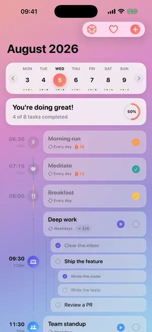 Dotty: Habit & Task Planner screenshot 1