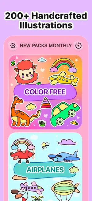 AI-Free Kids Coloring • Mea screenshot 3