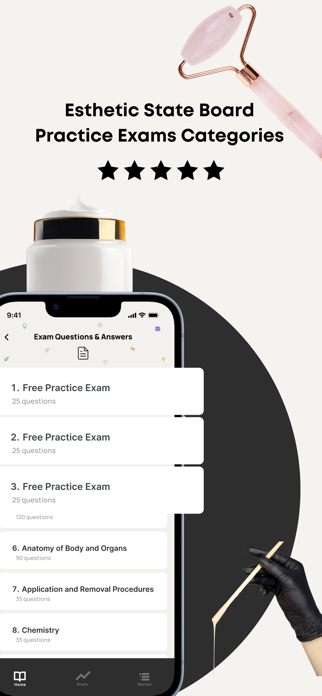 Esthetician Exam Practice Screenshot 2 of 5