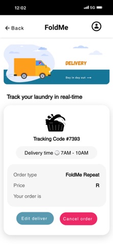 FoldMe Laundry Service Screenshot 4 of 5