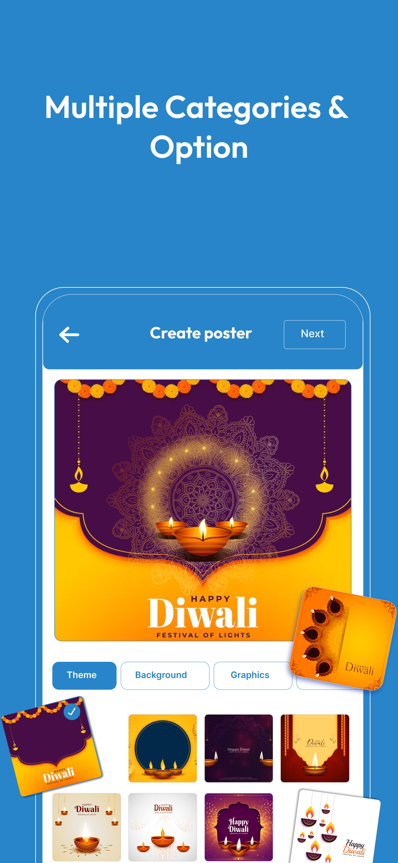 Festivo - Poster Maker screenshot 3