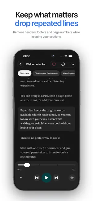 PaperHear - Text to Speech screenshot 3