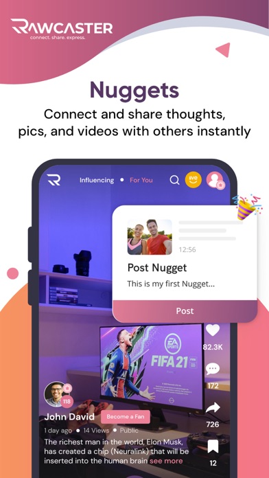 Screenshot #1 pour Rawcaster