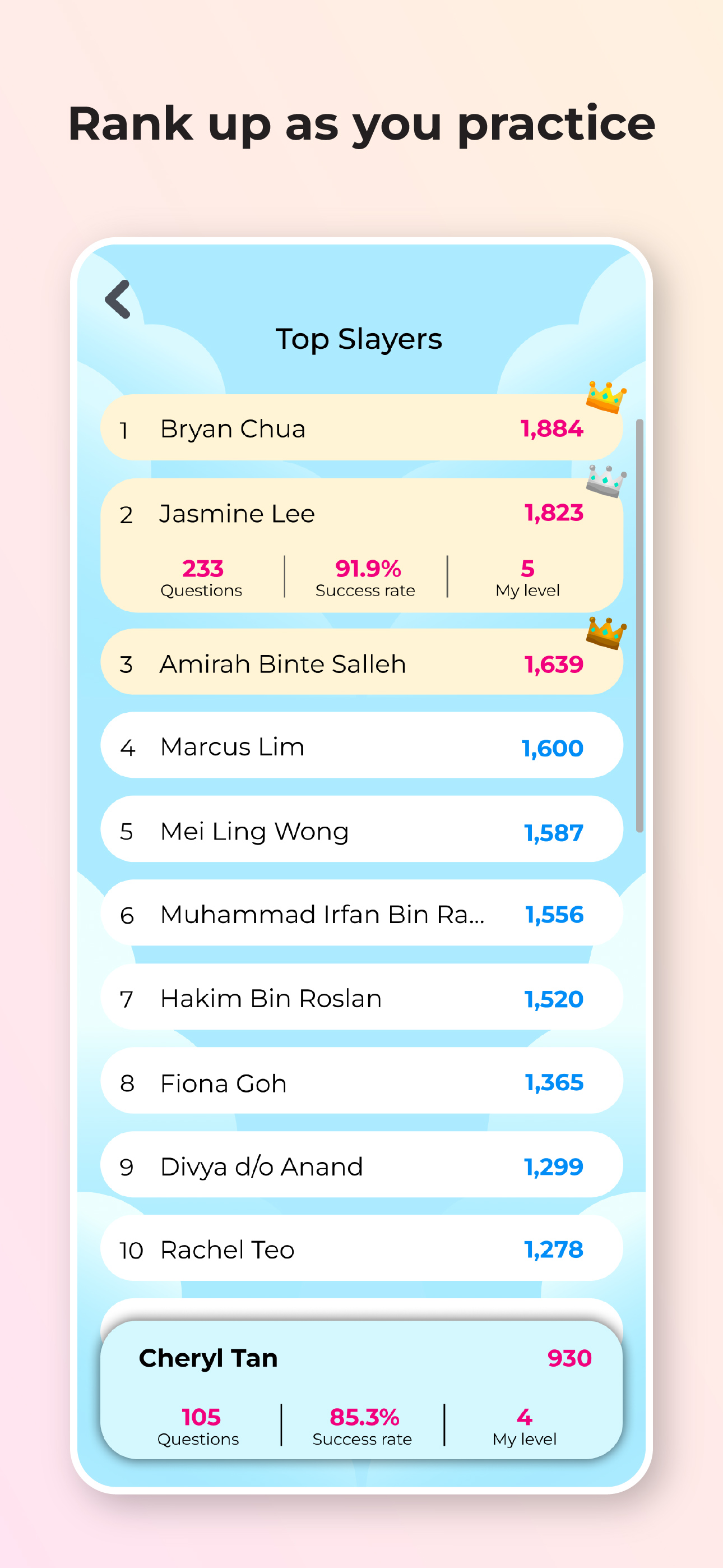 PSLE 华文 Slay screenshot 5