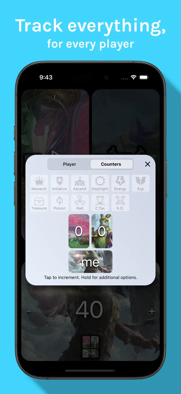 Screenshot #2 pour Lifetap Life Counter for MTG