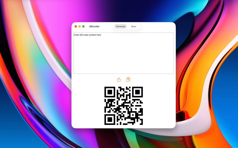 Screenshot #1 pour QRcoder QR Code Generator