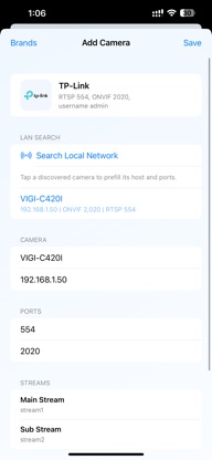 Local Cam: IP Camera Viewer screenshot 5