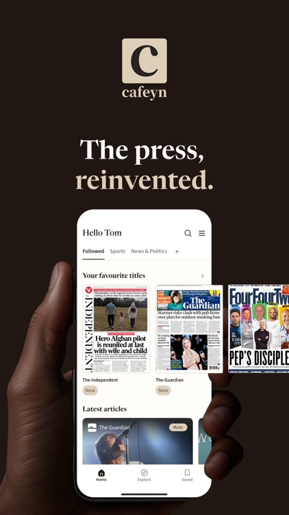 Cafeyn - News & magazines screenshot-0