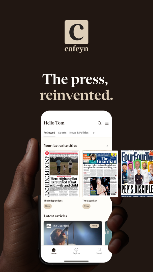 #1. Cafeyn - News & magazines (iOS) 由: LeKiosque.fr SAS