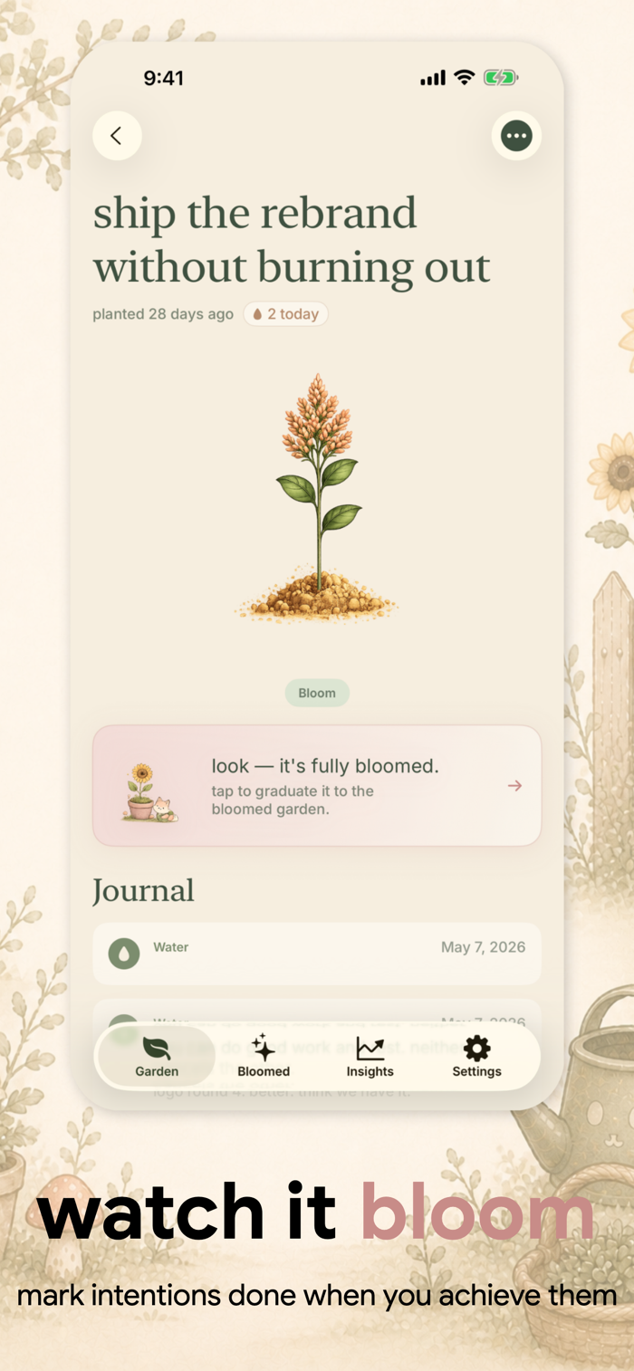 Mossbloom: 意念花园 App 市场图