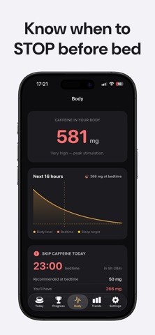 Caffeine Tracker: Sleep Better Screenshot 4 of 6