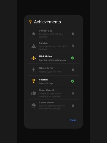 AirlineCEO: Schedule Manager iPad screenshot