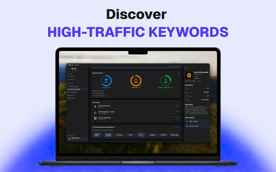 #3. Kōmori ASO: AI Toolkit (macOS) 由: Valentin Dreyfus