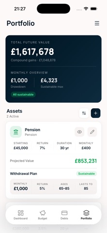 WealthPath: Net Worth & Budget Screenshot 5 of 7