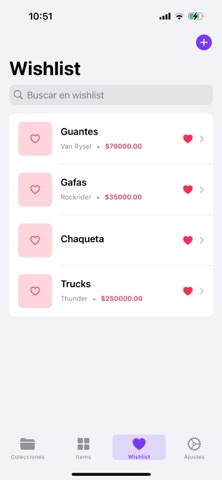 Colecciones screenshot