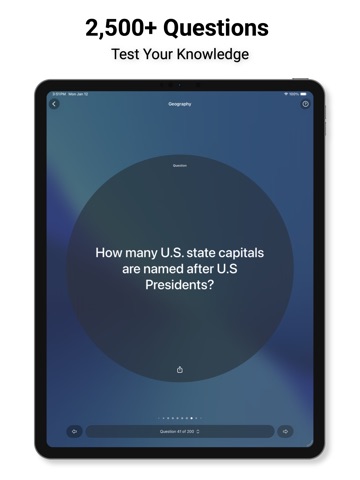 Trivia Questions and Answers iPad screenshot