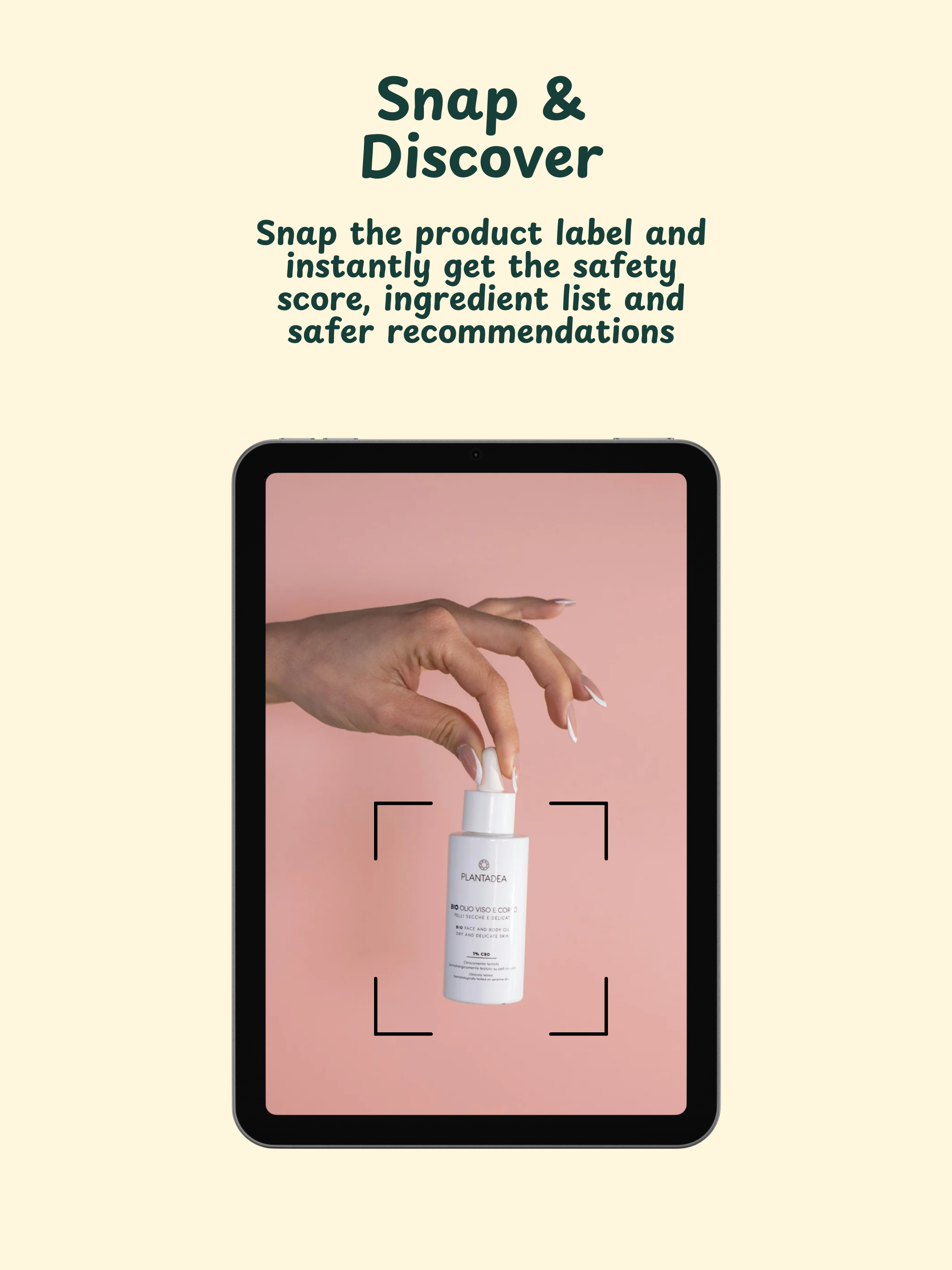 Snap AI: Shop safer Skincare