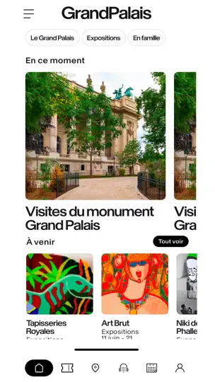 Capture d'écran de Grand Palais, Paris sur iPhone 2