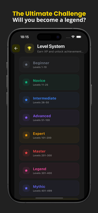 Leveling Steps: Pedometer Screenshot 6 of 6