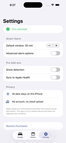 Sleep Stages: Smart Alarm screenshot