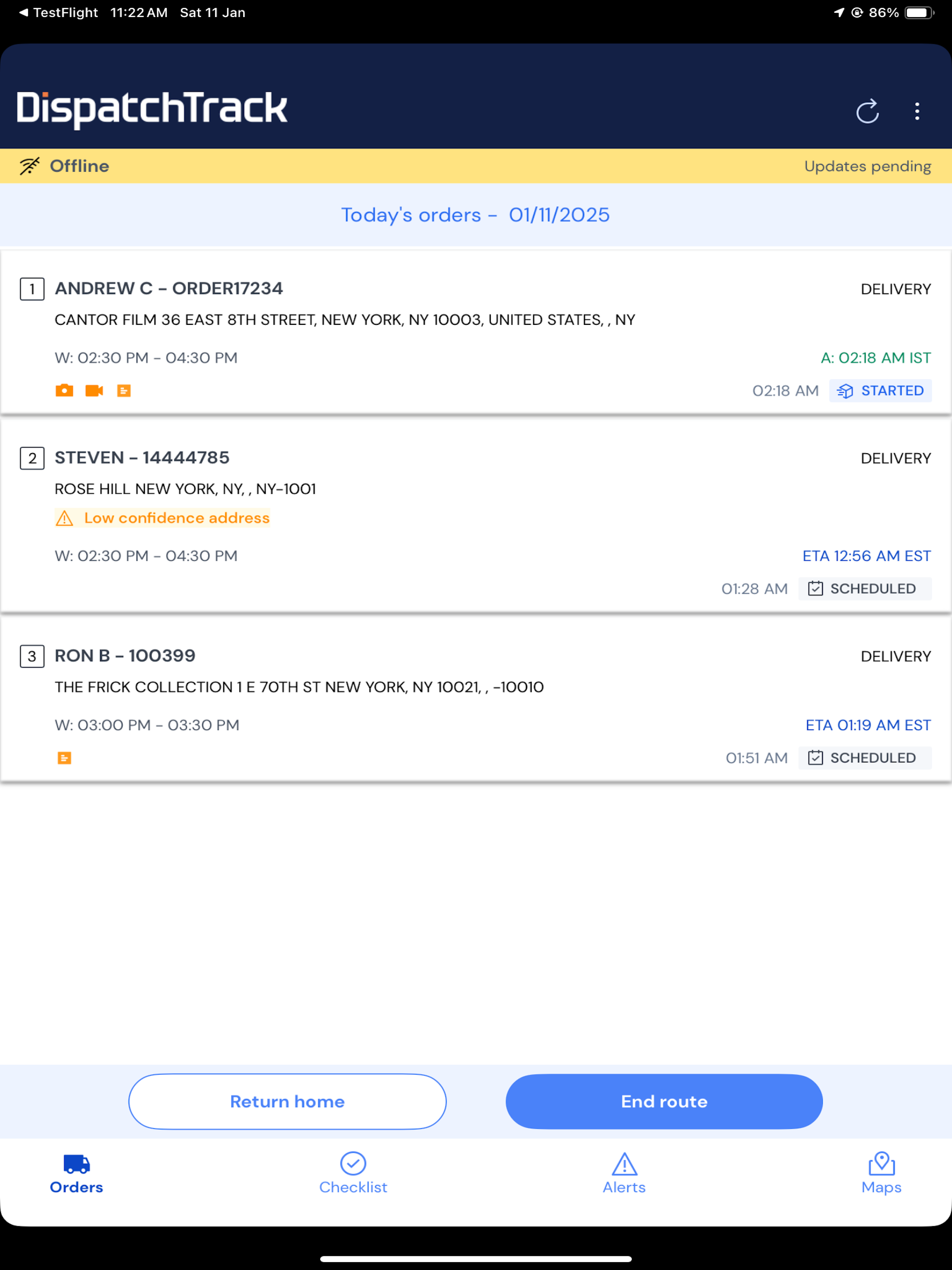 DispatchTrack Mobile screenshot 8