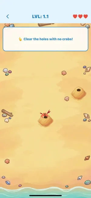 Crab Hole Pinch: Memory Game screenshot 2