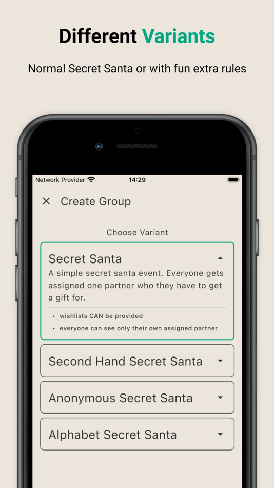 #2. Secret Santa Helper App (iOS) 由: Appstractive